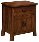 Dupont 1-Drawer 2-Door Nightstand