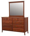 Sumter 10-Drawer Dresser with Optional Mirror