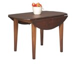 Honey Brook 4' Round Harvest Drop Leaf Dining Table