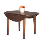 Honey Brook 4' Round Harvest Drop Leaf Dining Table