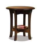 Ensenada 22" Round End Table with Shelf