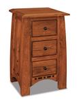 Boulder Creek Condo Size Three Drawer Nightstand