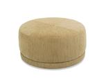 Leah Caster Round Ottoman