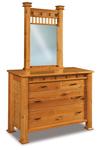 Sequoyah Four Drawer Dresser with Optional Mirror