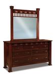 Sequoyah Seven Drawer Dresser with Optional Mirror
