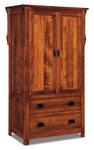 Stick Mission Two Drawer Armoire