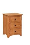 Kingston 3-Drawer Nightstand