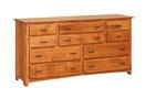 Simplicity Shaker Triple Dresser
