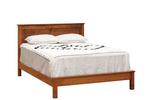 Solid Wood Simplicity Panel Bed
