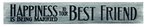 American Made Primitive Plank Sign - Happiness is Being Married to Your Best Friend