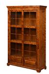 Amish Home Office Abbie Sliding Door Bookcase