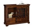 Home Office Small Abbie Sliding Door Bookshelf
