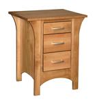 Monarch 3-Drawer Nightstand