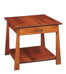 Craftsmen Large End table with Drawer