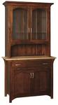 Monarch China Hutch with 3-Stage Touch Lighting