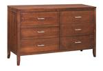 Contemporary 61" Dresser with Optional Mirror