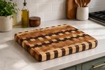 Amish Large End Grain Cutting Board - Choose Size