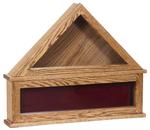 Amish Solid Wood Flag Display Case