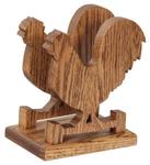Wooden Napkin Holder Rooster Shaped