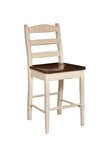 Pine Ladder Back Bar Stool