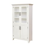 Pine 4-Door Pantry Cupboard