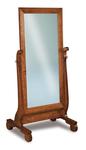 Old Classic Sleigh Beveled Cheval Mirror