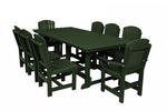 Outdoor Poly Dining Set with 8 Chairs