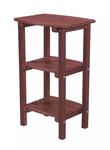 EcoPoly 3 Shelf Side Table