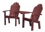 Recycled Plastic Poly Adirondack Tete-a-Tete