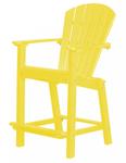 Recycled Poly Lumber Bar Chair 30" High