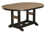 Berlin Gardens Garden Classic Oblong Poly 44" x 64" Bar Table