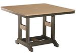 Berlin Gardens 44" Square Bar Height Poly Table