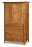 Amish Shaker Three Drawer Armoire