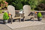 EZ Poly Tete-a-Tete Adirondack Set