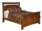 La Jara Hardwood Mission Bed