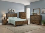 Amish Grays Peak Panel 5-Piece Bedroom Set