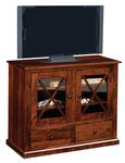 Brandy Wine Flat Wall TV Stand