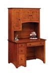 Modern Shaker Student Desk with Hutch