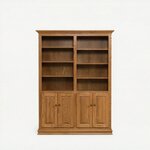 Amish Orin 48" Wide Traditional Bookcase with Optional Doors