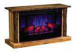 Hickory TV Stand LED Electric Fireplace with Remote