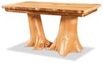 Rustic Double Stump Dining Table