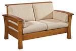 Leavenworth 59" Wood Frame Loveseat