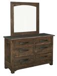 Charlotte Six Drawer Dresser with Optional Mirror