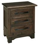 Charlotte Three Drawer Nightstand