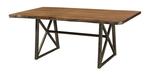 Solid Wood Exposition Trestle Dining Table