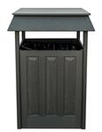 Recycled Poly Outdoor Trash Can