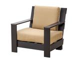 Eco Poly Outdoor Contemporary Deep Seat Side Chair