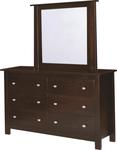Belleville Double Dresser with Optional Mirror