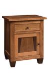 Aurora One Drawer One Door Nightstand