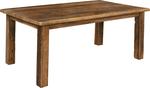 Silverton Barnwood Leg Dining Table